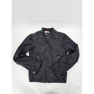 CERRUTI 1881 Bomber Style Jacket Size 46 Black Giubbotto